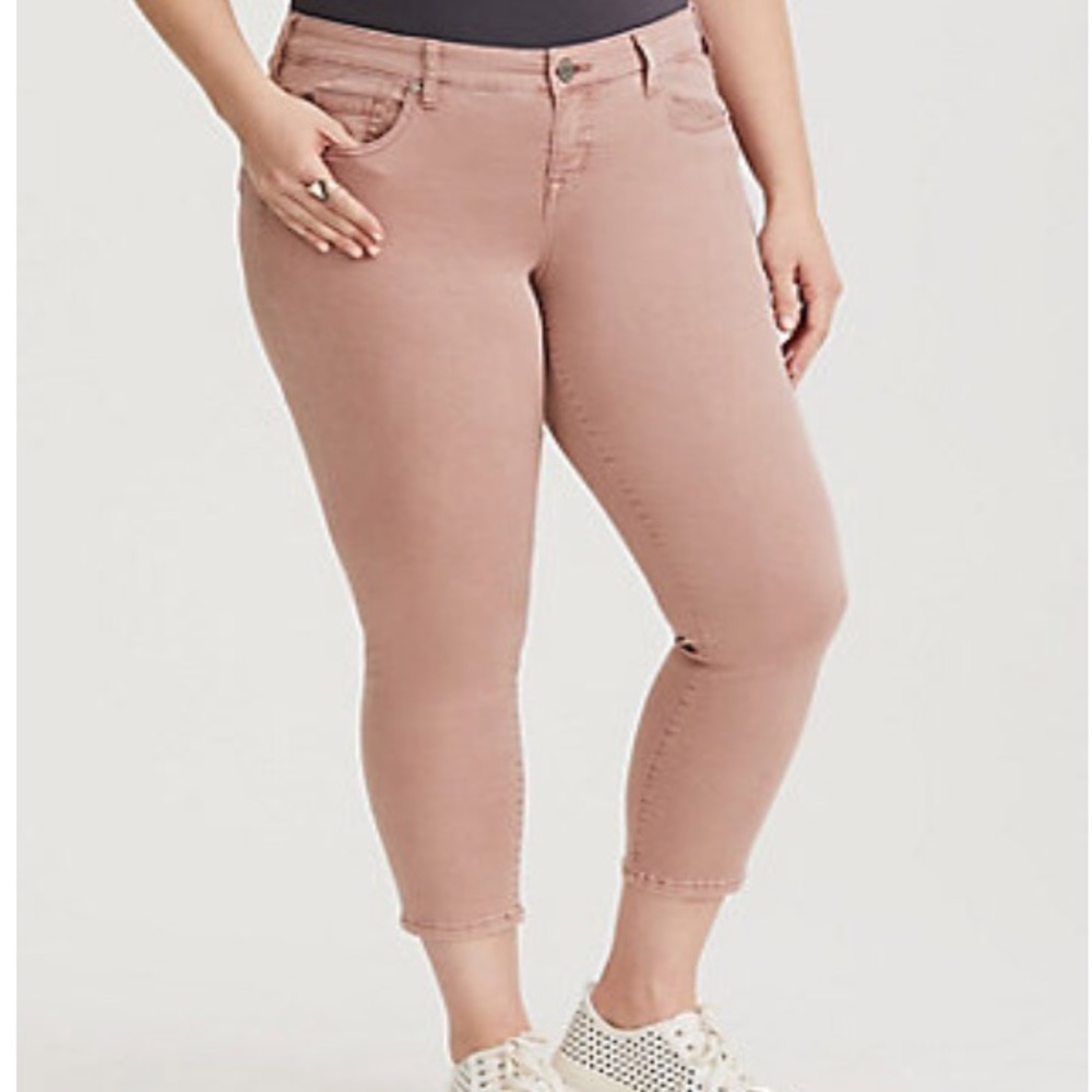 Torrid Skinny Sz 22 Bright Pink